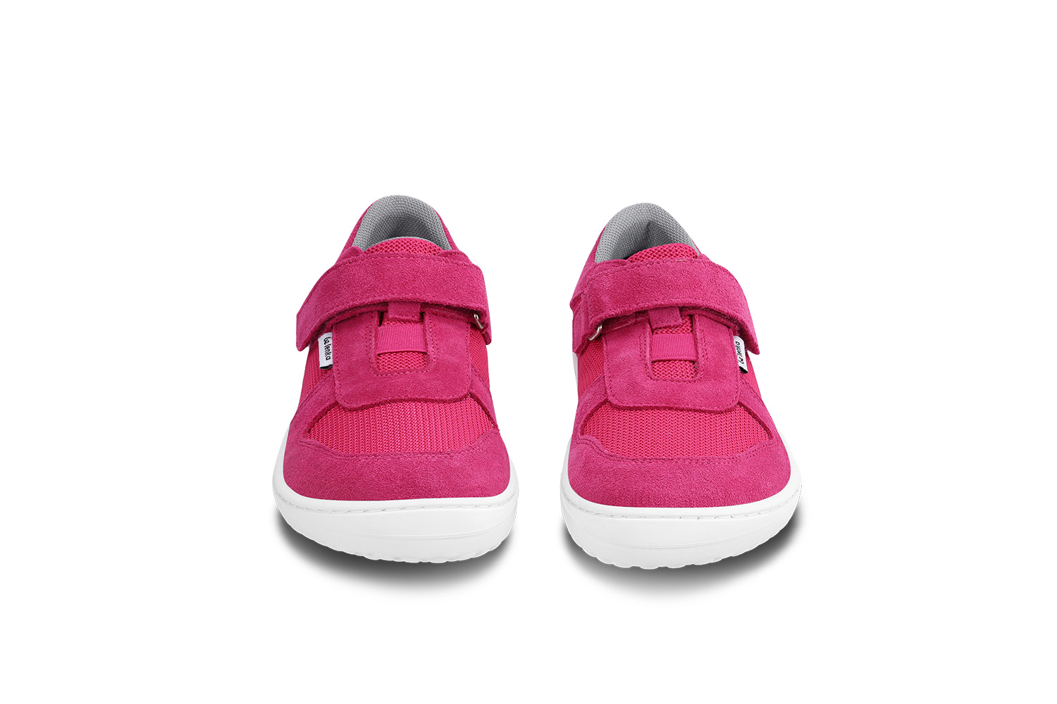 Detské barefoot tenisky Be Lenka Joy - Dark Pink & White.