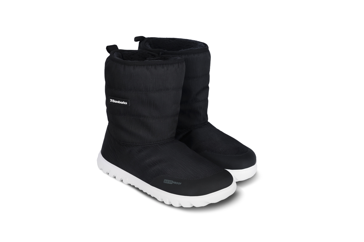 Zimné barefoot topánky Barebarics PolarStride - Black.